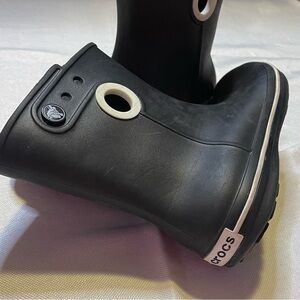 CROCS Black Waterproof Boots Size 6